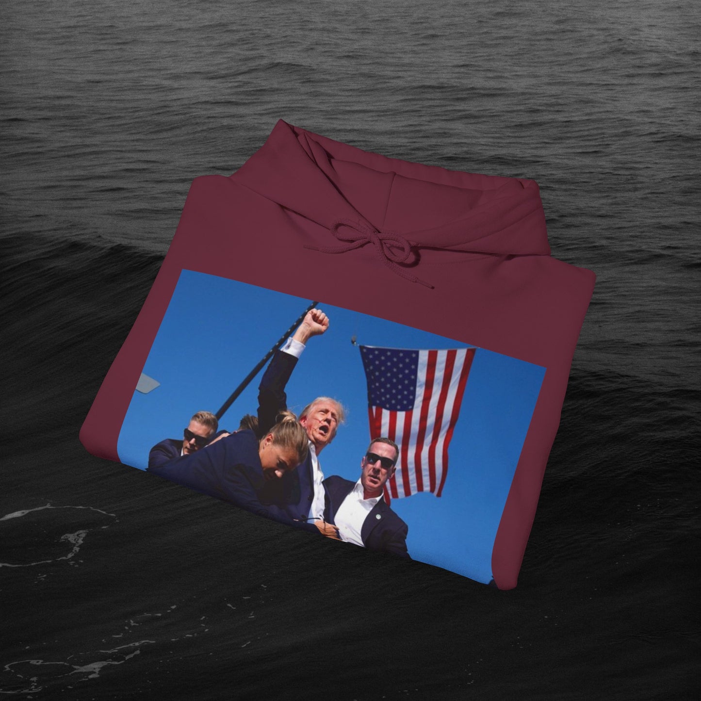 the "MY PREZ" Heavy Blend™ Hooded Sweatshirt