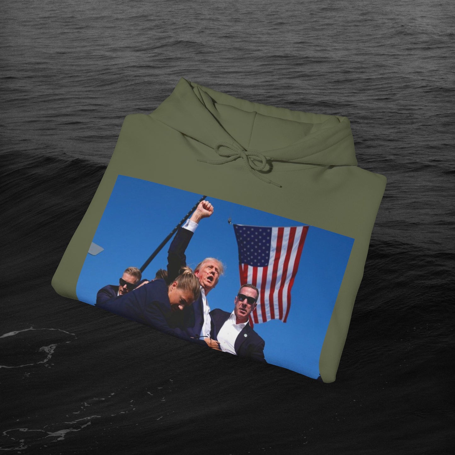 the "MY PREZ" Heavy Blend™ Hooded Sweatshirt