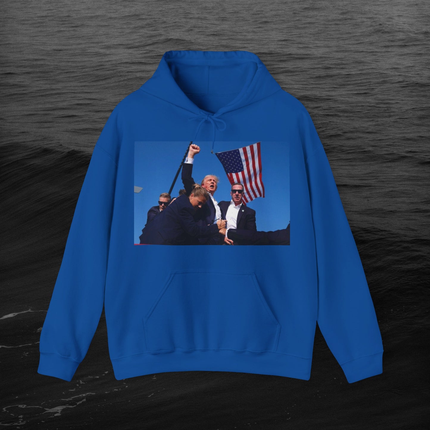 the "MY PREZ" Heavy Blend™ Hooded Sweatshirt