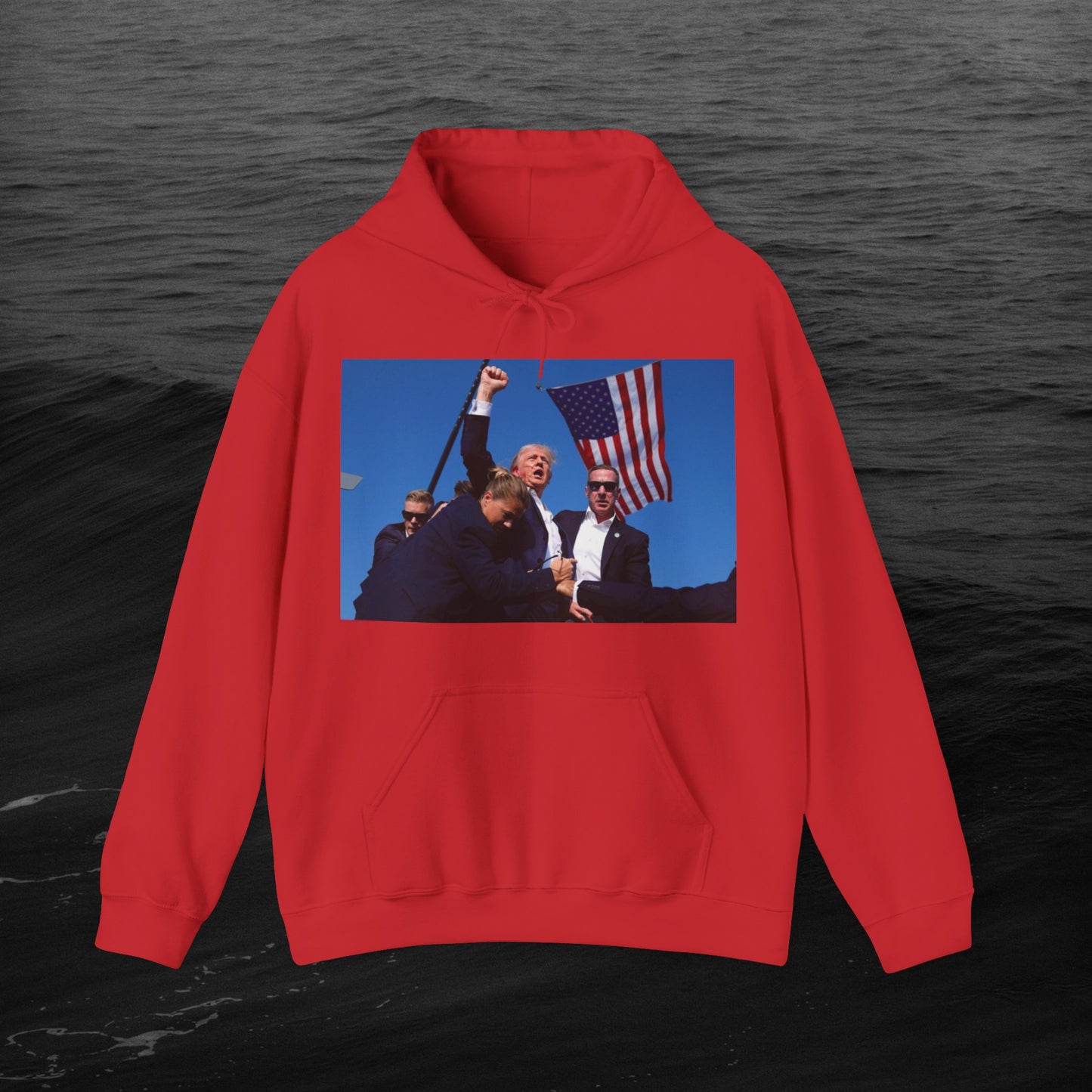 the "MY PREZ" Heavy Blend™ Hooded Sweatshirt