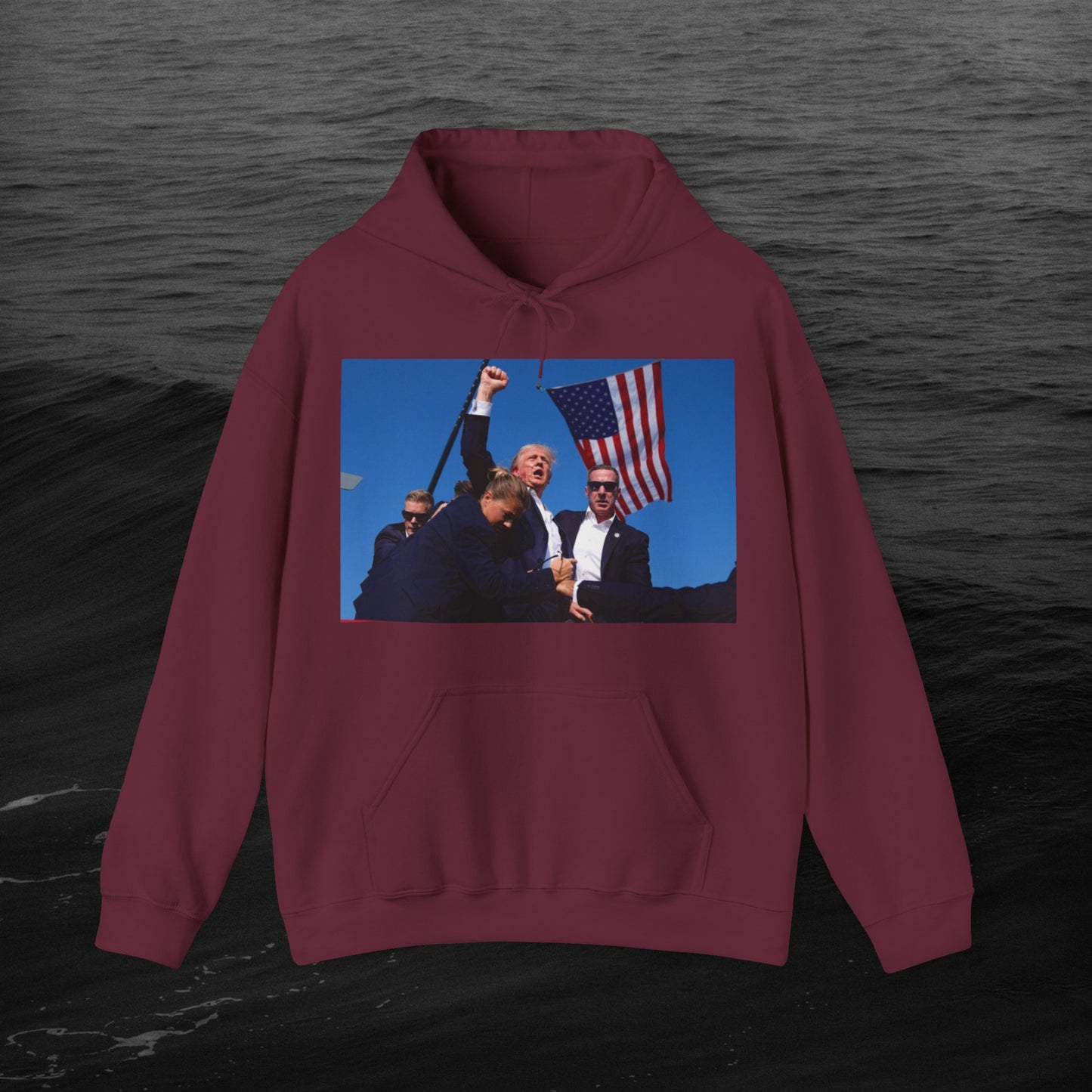 the "MY PREZ" Heavy Blend™ Hooded Sweatshirt